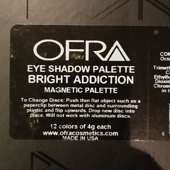 Ofra Bright Addiction Eyeshadow Palette - Picture 3 of 3